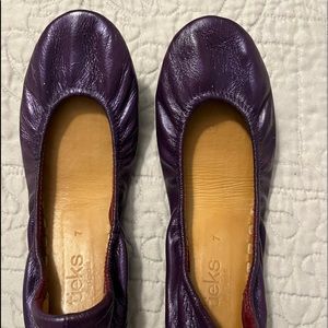 Tieks custom plum